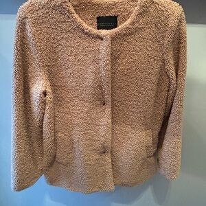 Sanctuary Plush Teddy Jacket in Beige